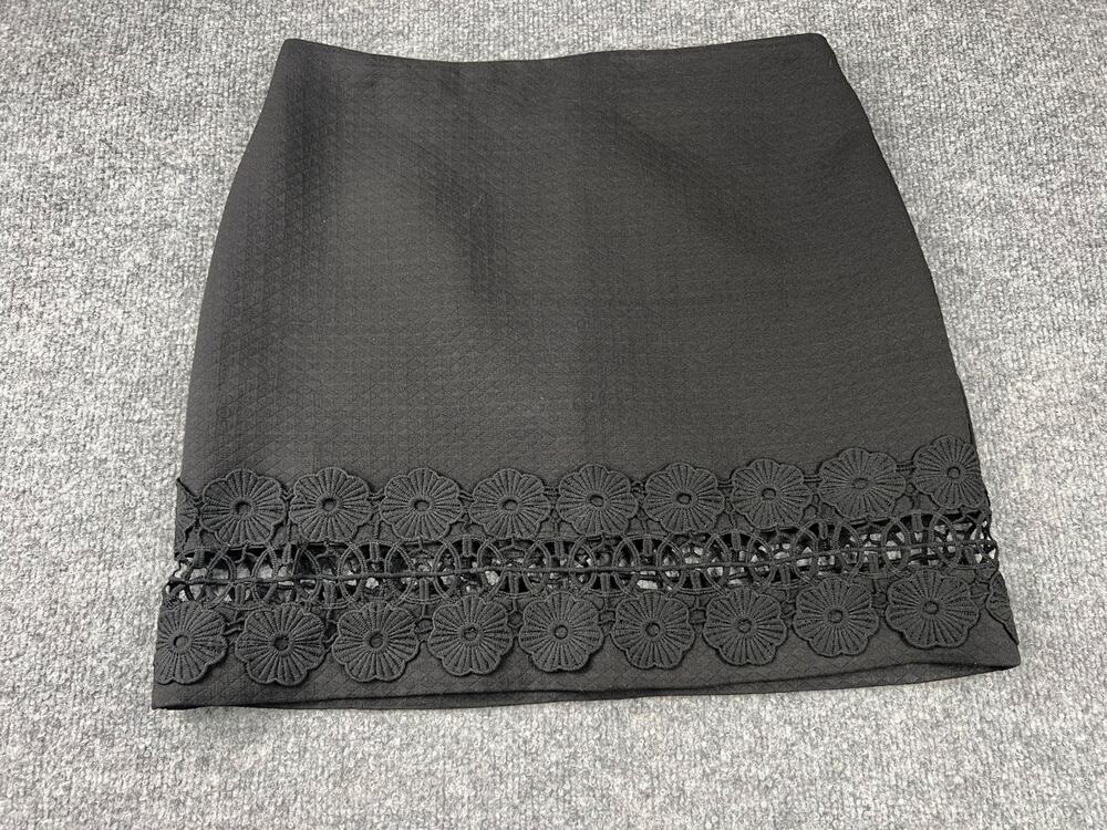 Topshop Black Lace Size 6 Skirt #353